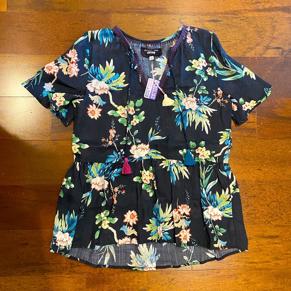NEW Johnny Was workshop top, xs, retail $195